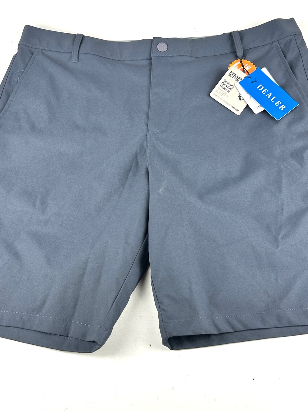 Puma Golf Shorts Mens 38 Gray Dealer 10" Performance 535522-08 NWT